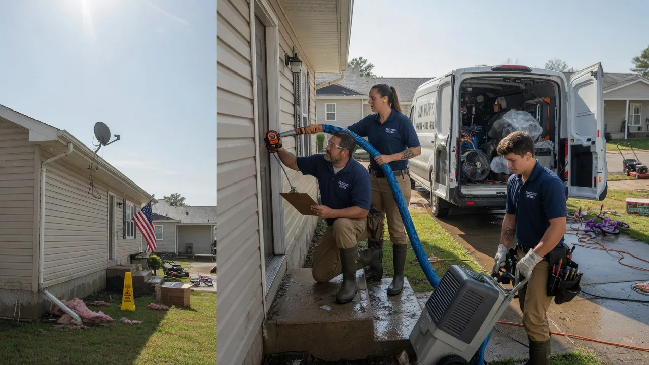 Ceiling Water Damage Restoration in Shacklefords, VA near me